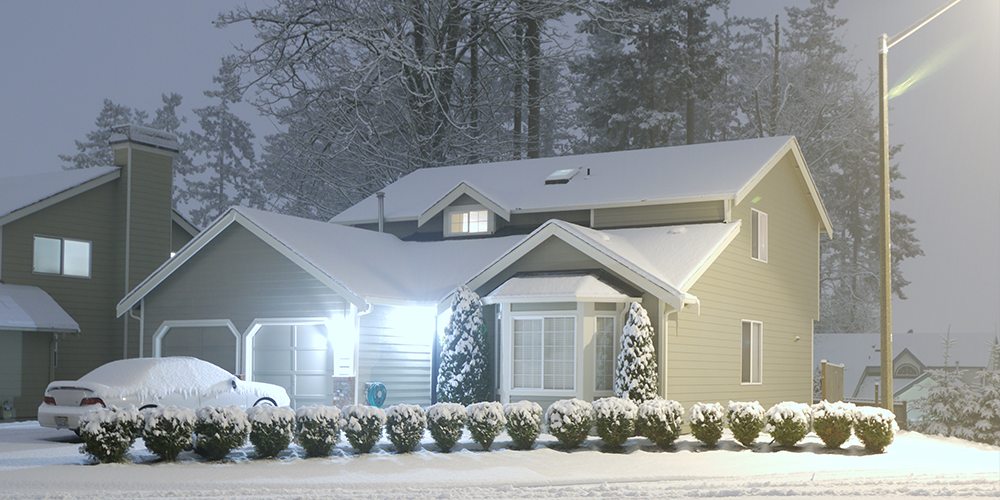 Image for Snow-covered house